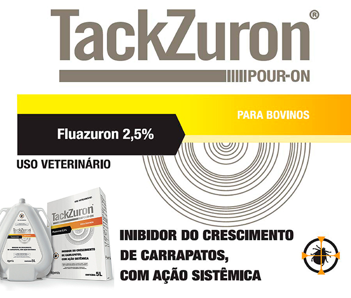 TackZuron é um inibidor do crescimento de carrapatos, com ação sistêmica. Aproveite essa promoção e passa o mês de dezembro com chuva sem carrapatos! Embalagem com 5 litros por apenas R$339,00.